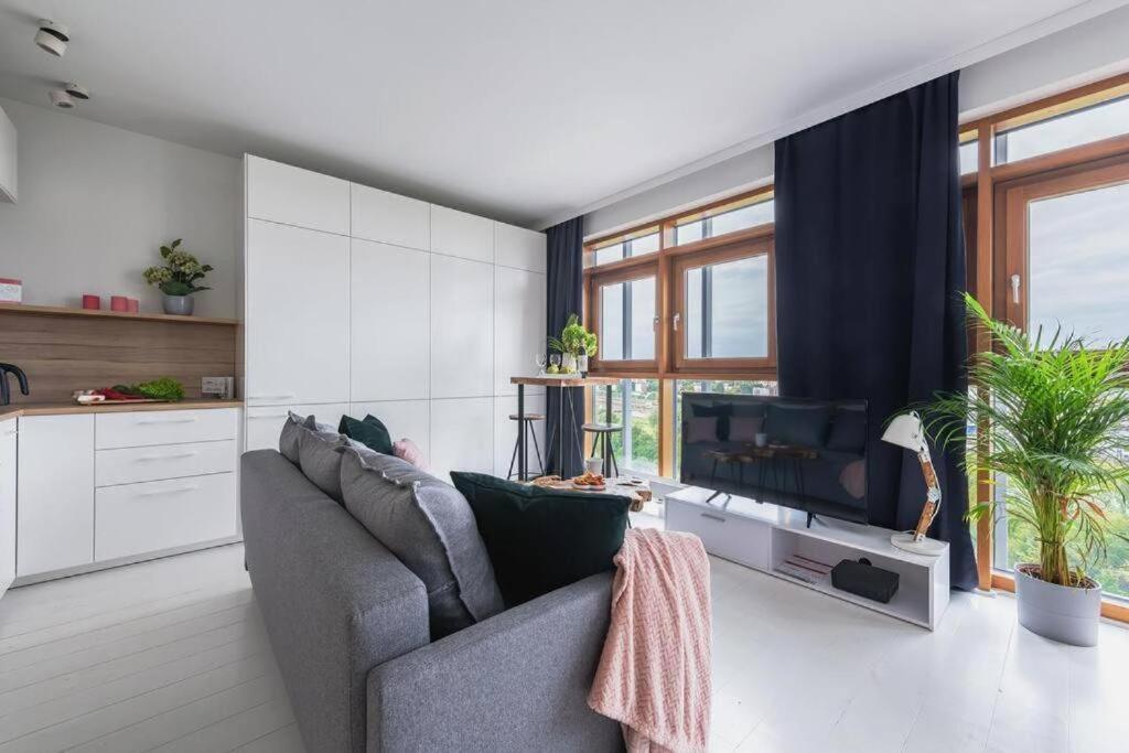 Central Warsaw Apartment - Great Location - City View- Slominskiego Bagian luar foto